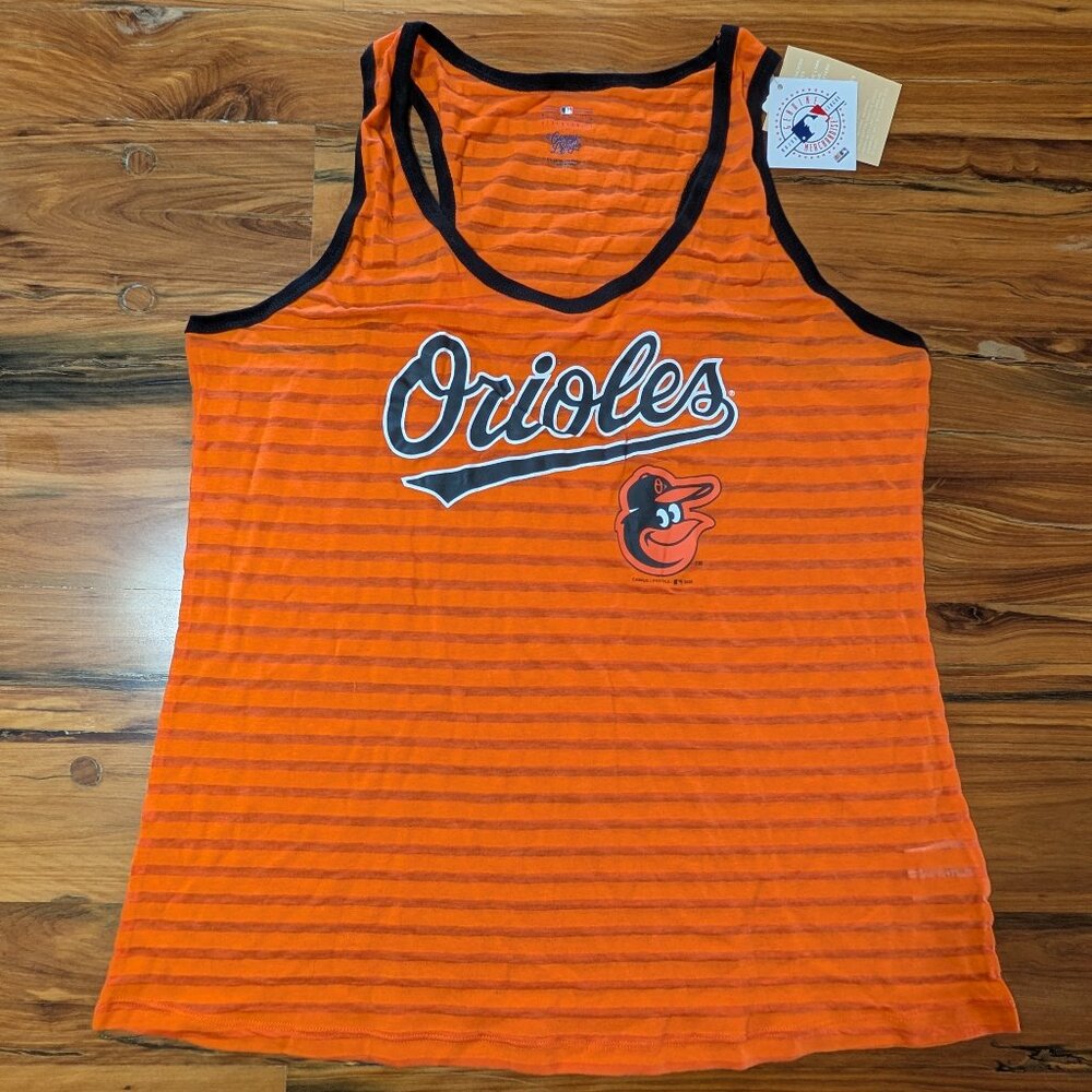 NWT Campus Lifestyle Baltimore Orioles Orange Women's Tank Top XL